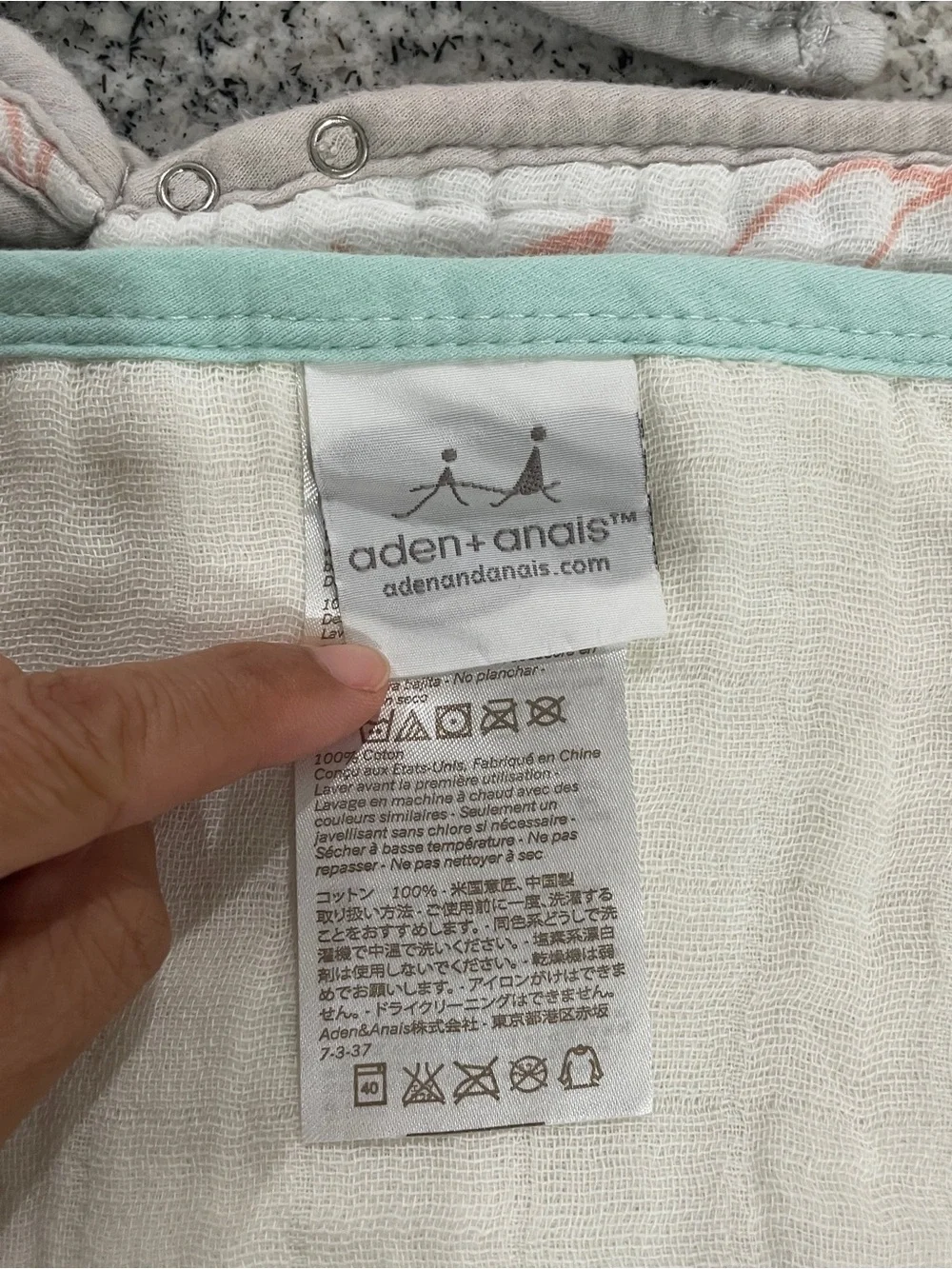 Little unicorn /Aden+ anais deluxe muslin bandana bib and wash clothes